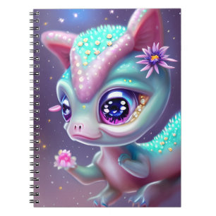 Carnet Imaginaire Kawaii adorable et mignon bébé dinosaur