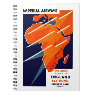 Carnet Imperial Airways Afrique
