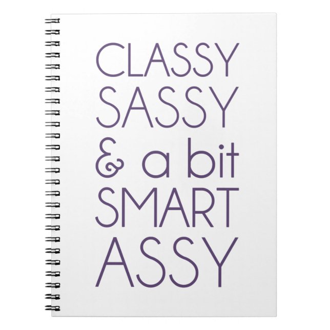 Carnet Impertinent chic et un Assy de Smart de peu (Devant)