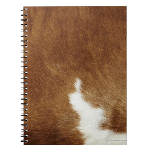 Carnet Impression Brown de la vache (Devant)