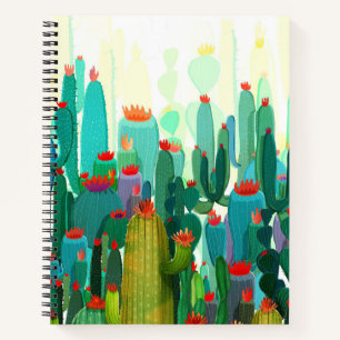 Carnet Impression Cactus Beaucoup De Cactus