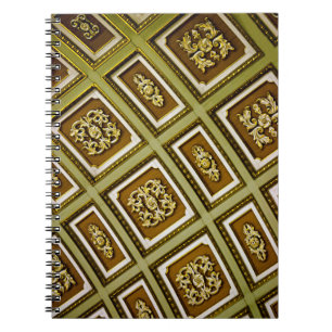 Carnet Impression d'architecture verte et Brown
