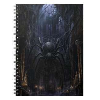 Carnet Impression d'art gothique victorien araignée sombr