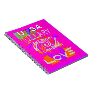 Carnet Impression d'art Hillary Inspiration en rose