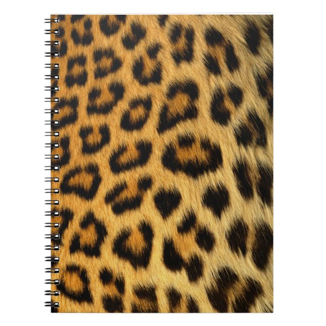 Carnet Impression de fourrure Leopard (Devant)