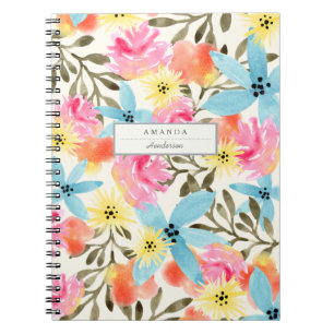 Carnet Impression florale de paradis