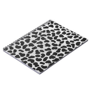 Carnet Impression noire et blanche dalmate