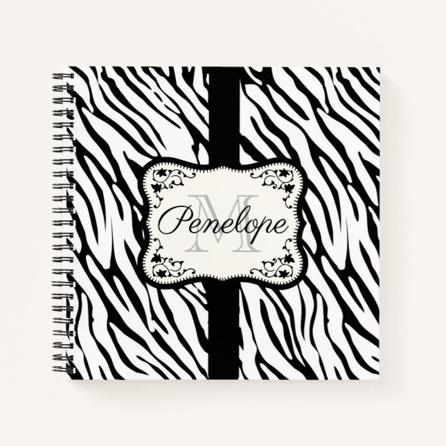 Carnet Impression Zebra (Devant)