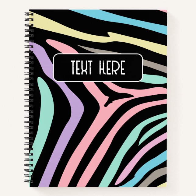 Carnet Impression Zebra (Devant)