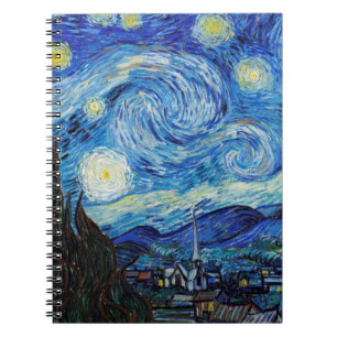 Carnet Impressionnisme Vincent Van Gogh Starry Starry Nui