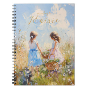 Carnet Impressionniste Fleur sauvage Meadow Girls
