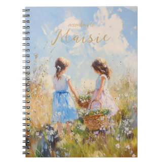Carnet Impressionniste Fleur sauvage Meadow Girls