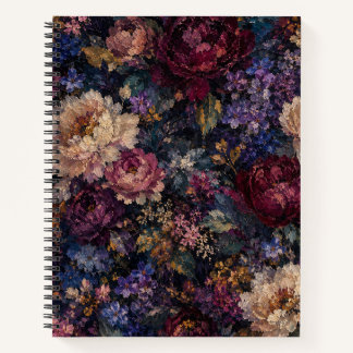 Carnet Impressionniste Floral gothicotanique Lunatique