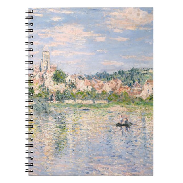 Carnet impressionniste Sunlit Riverside Village (Devant)