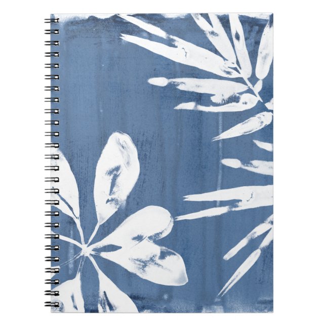 Carnet Impressions tropicales Indigo - Verdure tropicale (Devant)