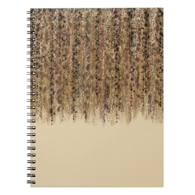 Carnet Imprimé abstrait de safari exotique moderne (Devant)