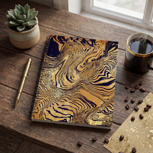 Carnet Imprimé animal léopard girly spirale jungle