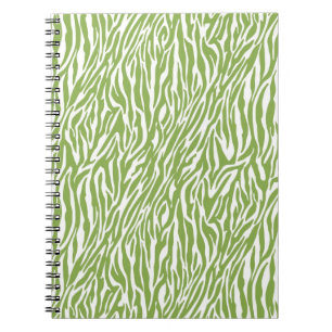 Carnet Imprimer Safari vert Zebra