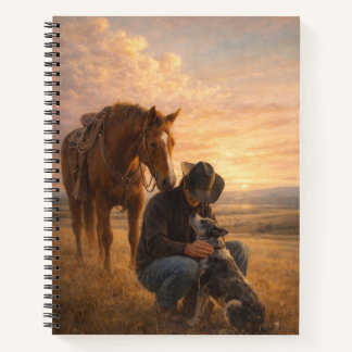 Carnet In Good Company | Cowboy Horse Dog | Notebook