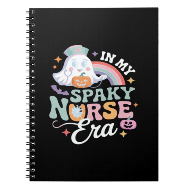 Carnet In My Spooky Nurse Era Halloween Trick Or Treat Es (Devant)