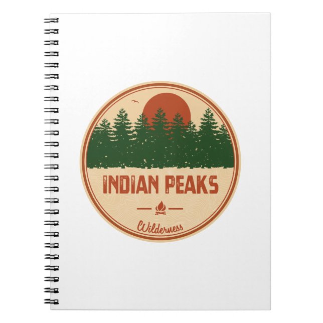 Carnet Indian Peaks Wilderness Colorado (Devant)