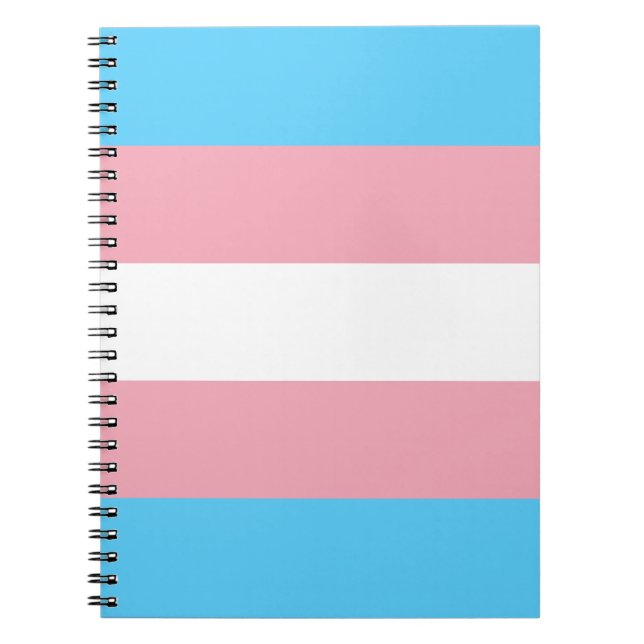 Carnet Indicateur de fierté transgenre (Devant)