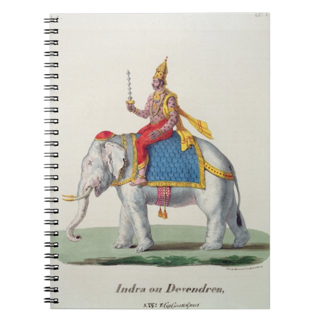 Carnet INDRA ou Devendra, de "francaise de L'Inde…", (Devant)