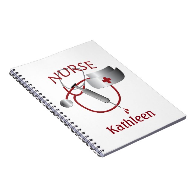 Carnet Infirmière Nom Infirmière Ordinateur portable pers (Côté Droit)
