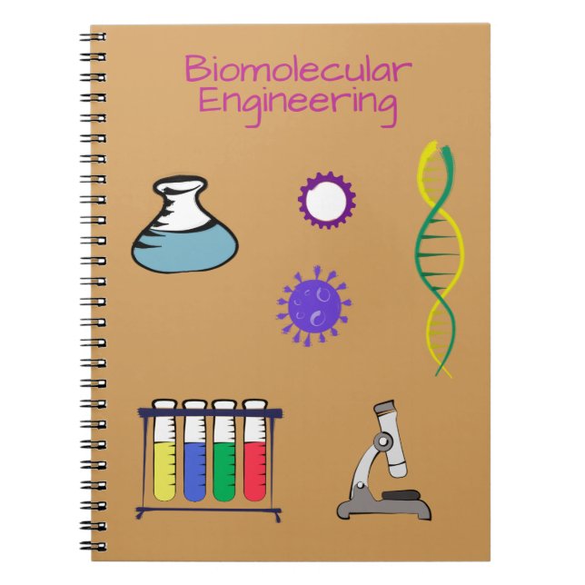 Carnet Ingénieur biomoléculaire Ingénieur chimique (Devant)