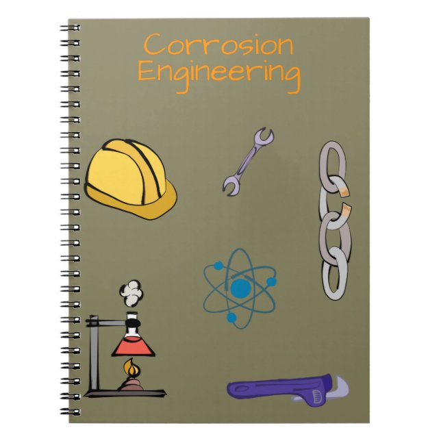 Carnet Ingénieur en corrosion Ingénieur chimique (Devant)