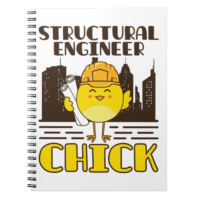 Carnet Ingénieur structurel Chick Ingénieur civil (Devant)