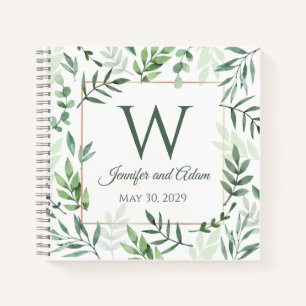 Carnet initial du Mariage du jardin de feuilles de