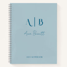 Initiales de monogramme personnalisé moderne paste