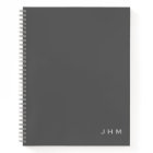 Initiales professionnelles minimes en gris