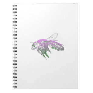 Carnet Insecter l'abeille rose
