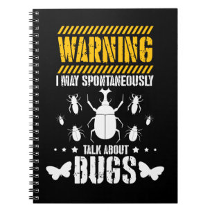 Carnet Insectes de bug Lover Entomologiste drôle