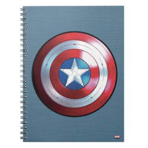 Carnet Insigne du bouclier de Captain America