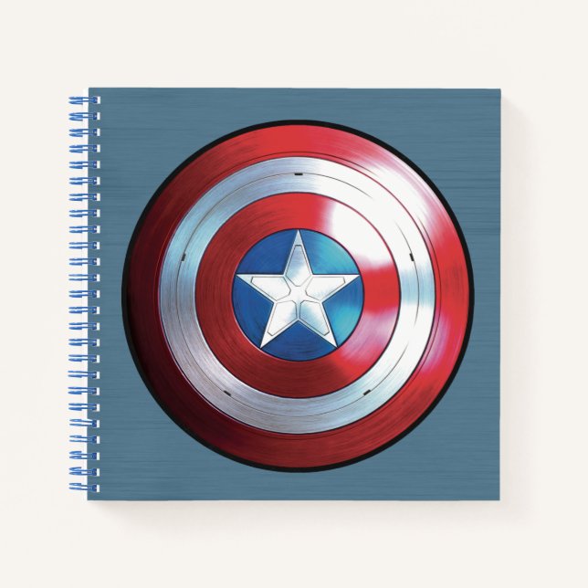 Carnet Insigne du bouclier de Captain America (Devant)