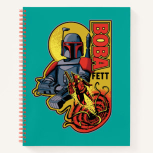 Carnet Insigne graphique Retro Boba Fett Sarlacc