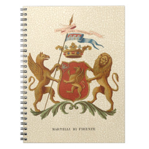Carnet Insigne héraldique majestueux avec le griffon et