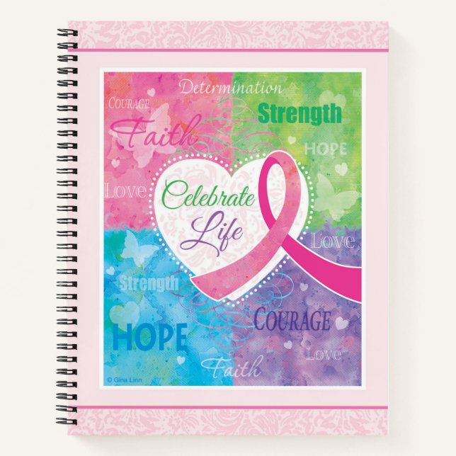 Carnet Inspiratif rose Ruban (Devant)