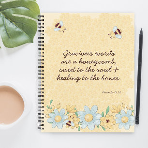 Carnet Inspiration Bee Honeycomb Christian