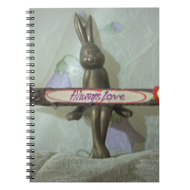 Carnet Inspirational Rabbit : Always Love Sign Art Print (Devant)