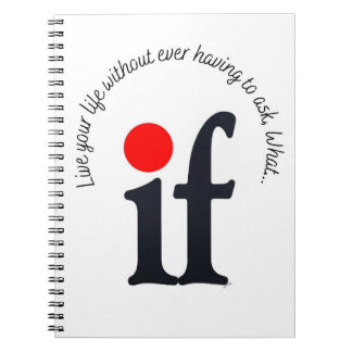 Carnet Inspirational 'What if' Notepad Notebook