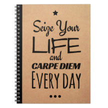 Carnet inspiré pour la motivation : Carpe Diem !