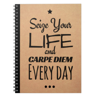Carnet inspiré pour la motivation : Carpe Diem !