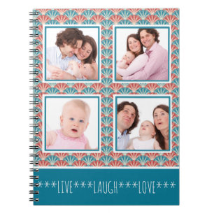 Carnet Instagram Photo Collage Decorative Pattern