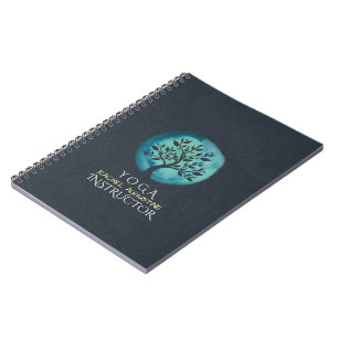 Carnet Instructeur de méditation YOGA Elégant Aquarelle A