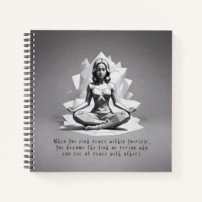 Carnet Instructeur de méditation Yoga Reiki Master Lotus  (Devant)