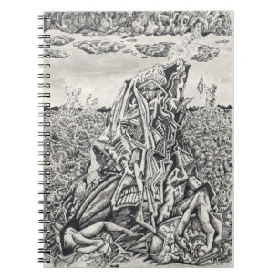 Carnet Intimidation, dessin à l'encre de Chine